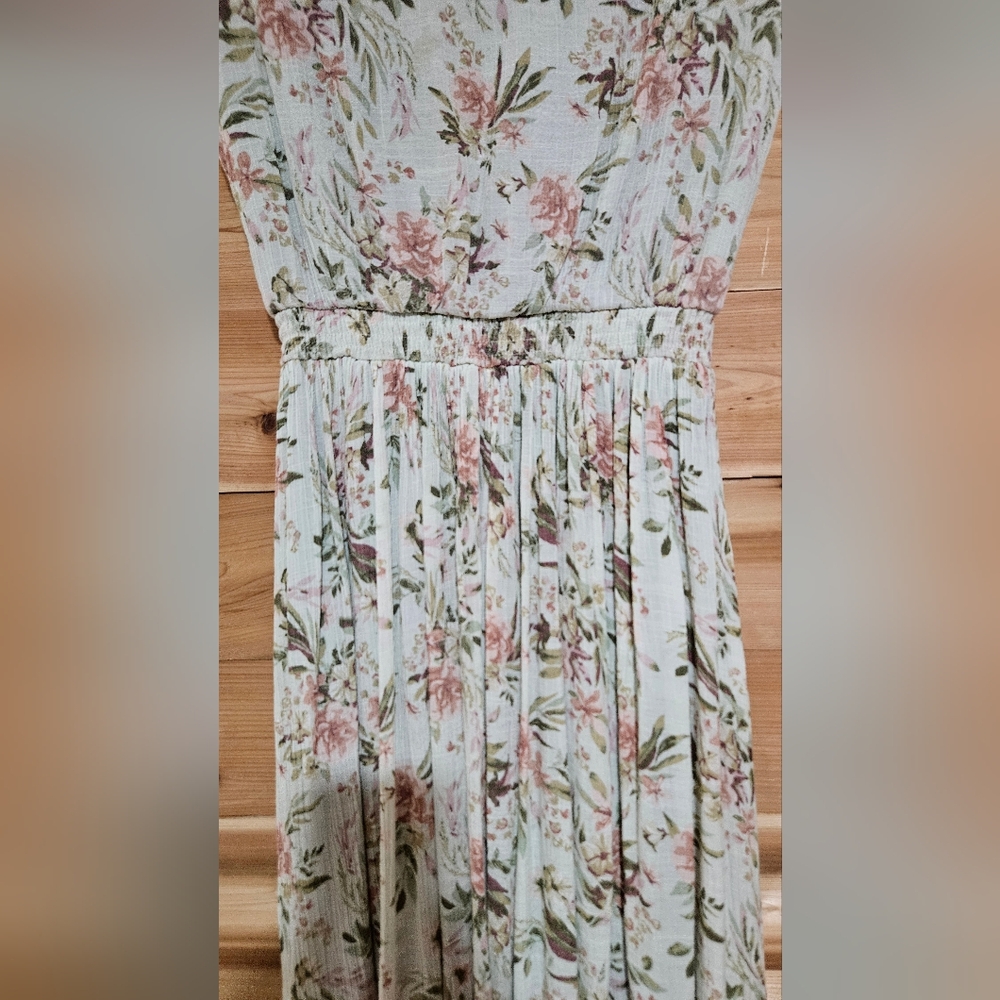 Mia Joy Floral Sleeveless Dress size medium - Picture 3 of 14
